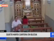 Lambayeque: sujeto hurta cartera mientras mujer rezaba en iglesia