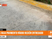 Moche: vecinos exigen atención por grietas de pavimento recién entregado en Av. San Juan