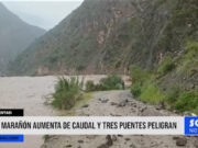 La Libertad: pobladores arriesgan su vida para llegar a su destino en Pataz