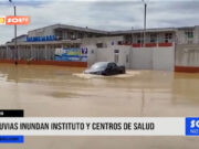 Tumbes: lluvias inundan instituto y centros de salud