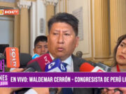 «Los congresistas pagamos lo que consumimos, es falso que nos alimentamos con la plata del pueblo»: Waldemar Cerrón, congresista de Perú Libre
