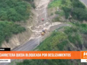Amazonas: deslizamientos bloquean carretera Fernando Belaunde