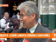Nacional: congresistas se pronuncian ante la censura del ministro Santiváñez
