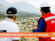 Trujillo: cuestiona el poco avance de obras en quebradas