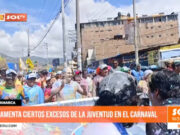 Cajamarca: lamentan ciertos excesos de la juventud en el carnaval