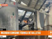 Chiclayo: incendio en almacén de galletas fue controlado