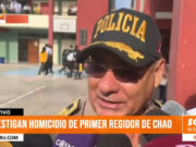 Trujillo: General Llerena se pronunció ante asesinato de regidor de Chao