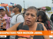 Trujillo: discapacitados piden inserción laboral a la MPT tras convocatoria