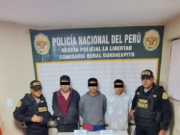 La Libertad: detienen a tres sujetos que se desplazaban en vehículo presuntamente hurtado