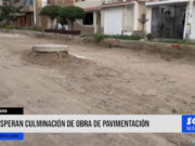 Chiclayo: vecinos esperan culminación de obra de pavimentación