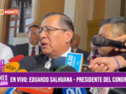 «Fiscal de la Nación da un pésimo ejemplo de desobediencia a la ley que restituye facultades de investigación a la PNP»: Eduardo Salhuana, presidente del Congreso