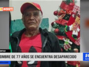La Libertad: hombre de 77 años se encuentra desaparecido