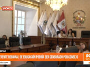 La Libertad: gerente regional de Educación podría ser censurado por el Consejo