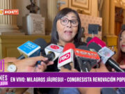 «Es peligroso para el país que nos estén poniendo líderes que no sean probos, como Vladimir Cerrón»: Milagros Jáuregui, congresista de Renovación Popular