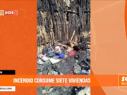 Tumbes: incendio consume siete viviendas