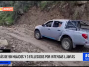 Áncash: más de 50 huaicos y 3 fallecidos por intensas lluvias