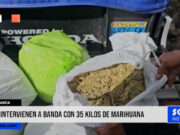 Cajamarca: intervienen a banda con 35 kilos de marihuana
