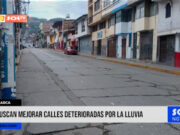 Cajamarca: buscan mejorar calles deterioradas por la lluvia