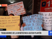 Cajamarca: trabajadores de la beneficencia acatan plantón