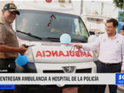 Chiclayo: entregan ambulancia a hospital de la Policía