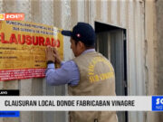 Chiclayo: clausuran local donde fabricaban vinagre