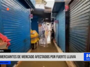 Chiclayo: comerciantes de mercado afectados por fuerte lluvia