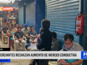 Chiclayo: comerciantes rechazan aumento de merced conductiva