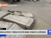 Trujillo: se dañan las pistas y veredas en sector Manuel Seoane de La Esperanza