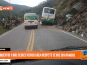 La Libertad: tres muertos y más de diez heridos deja despiste de bus en Casmiche