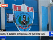 Trujillo: estudiantes de secundaria no inician clases por falta de profesores