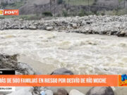 Poroto: más de 500 familias en riesgo por desvío de río