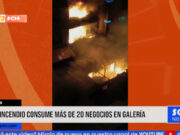 Tumbes: incendio consume más de 20 negocios en galería