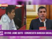«Coincido con Pedro Castillo, no hubo un golpe de estado y él debe estar en Palacio»: Jaime Quito, congresista de la Bancada Socialista