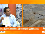 Trujillo: consejero critica el poco avance de obras en quebradas