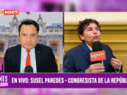 «Dina cada vez nos convierte en un país comunista, ahora quiere intervenir los medios. Un punto más para la vacancia»: Susel Paredes, congresista de La República