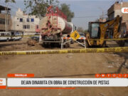 Laredo: dejan dinamita en obra de construcción de pistas