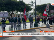 Trujillo: juramentan a policías escolar, patrullas juveniles y BAPES