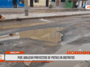Chiclayo: pide agilizar proyectos de pistas en distritos