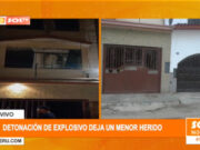 Trujillo: detonación de explosivo deja un menor herido en Urb. Sánchez Carrión