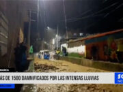Cajamarca: más de 1500 damnificados por las intensas lluvias
