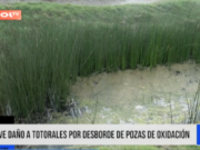 Huanchaco: grave daño a totorales por desborde de pozas de oxidación
