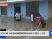Trujillo: más de mil viviendas afectadas producto de la lluvia