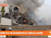 Trujillo: incendio deja sin herramientas de trabajo a albañil