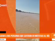 Tumbes: rescatan a dos personas que cayeron en mototaxi al río