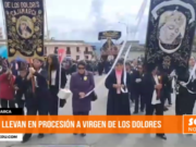 Cajamarca: llevan en procesión a Virgen de los Dolores