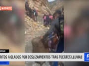 La Libertad: distritos aislados por deslizamientos tras fuertes lluvias