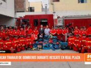 La Libertad: destacan trabajo de bomberos durante rescate en Real Plaza