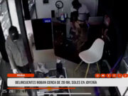 Piura: delincuentes roban cerca de 20 mil soles en joyería