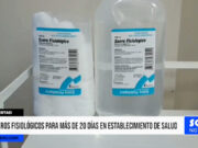 La Libertad: hay sueros fisiológicos para más de 20 días en establecimiento de salud