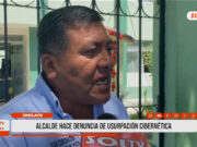 Chiclayo alcalde hace denuncia de usurpación cibernética